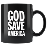 God Save America Kanye Black Coffee Mug