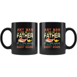 Someone special man to be a daddy shark vintage, dad, father's day gift coffee mug