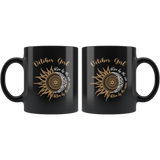 October Girl Live By The Sun Love By Moon Born In October Birthday Gift Black Coffee Mug