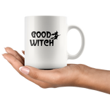 Good Witch Funny Halloween White Coffee Mug