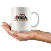 Old Bugs Never Die Black Coffee Mug