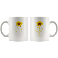 Sunflower you are my sunshine white coffee mugs