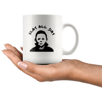 Michael Lay All Day Myers White Coffee Mug