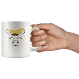 Cow Face Smile Cute White Coffee Mug