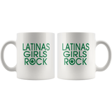 Latinas Girls Rock Funy Gift White Coffee Mug