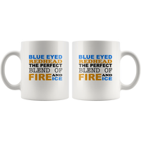 Blue Eyed Redhead The Perfect Blend Of Fire And Ice White Coffee Mug