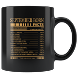 September born facts servings per container, born in September, birthday gift coffee mug