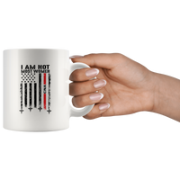 I Am Not Most Women CNA American Flag White Coffee Mug